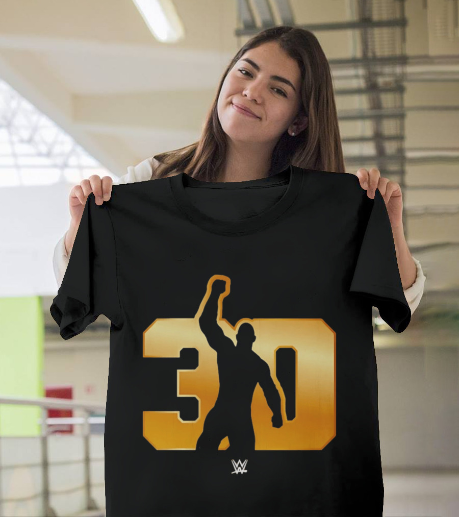 The Rock 30 WWE Years Anniversary Celebration T-Shirt