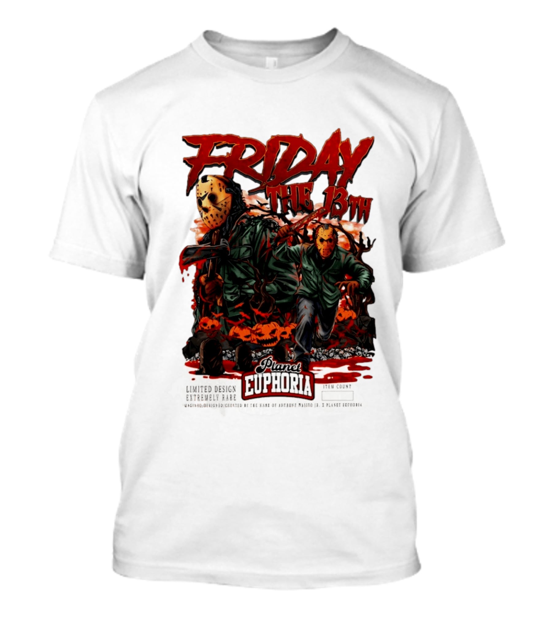 Friday The 13th Jason Voorhees Planet Euphoria Limited Edition T-Shirt