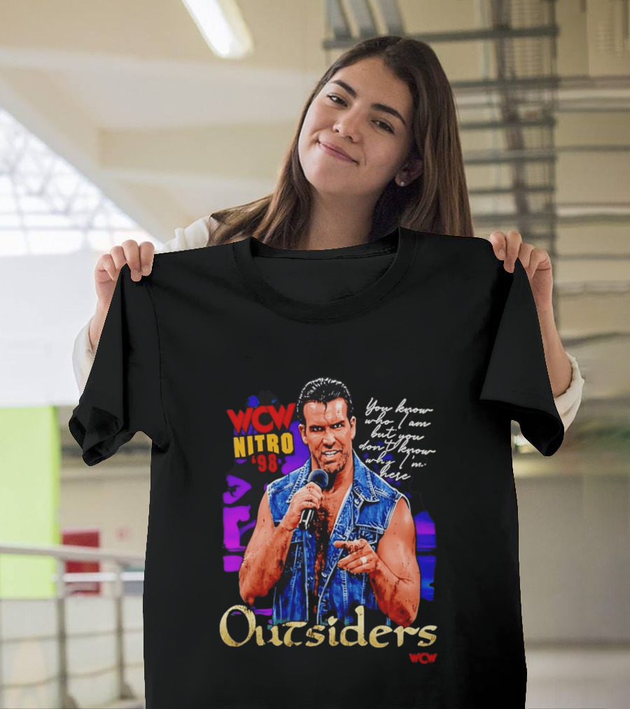 WCW Nitro '98 Scott Hall Outsiders You Know Who I Am T-Shirt