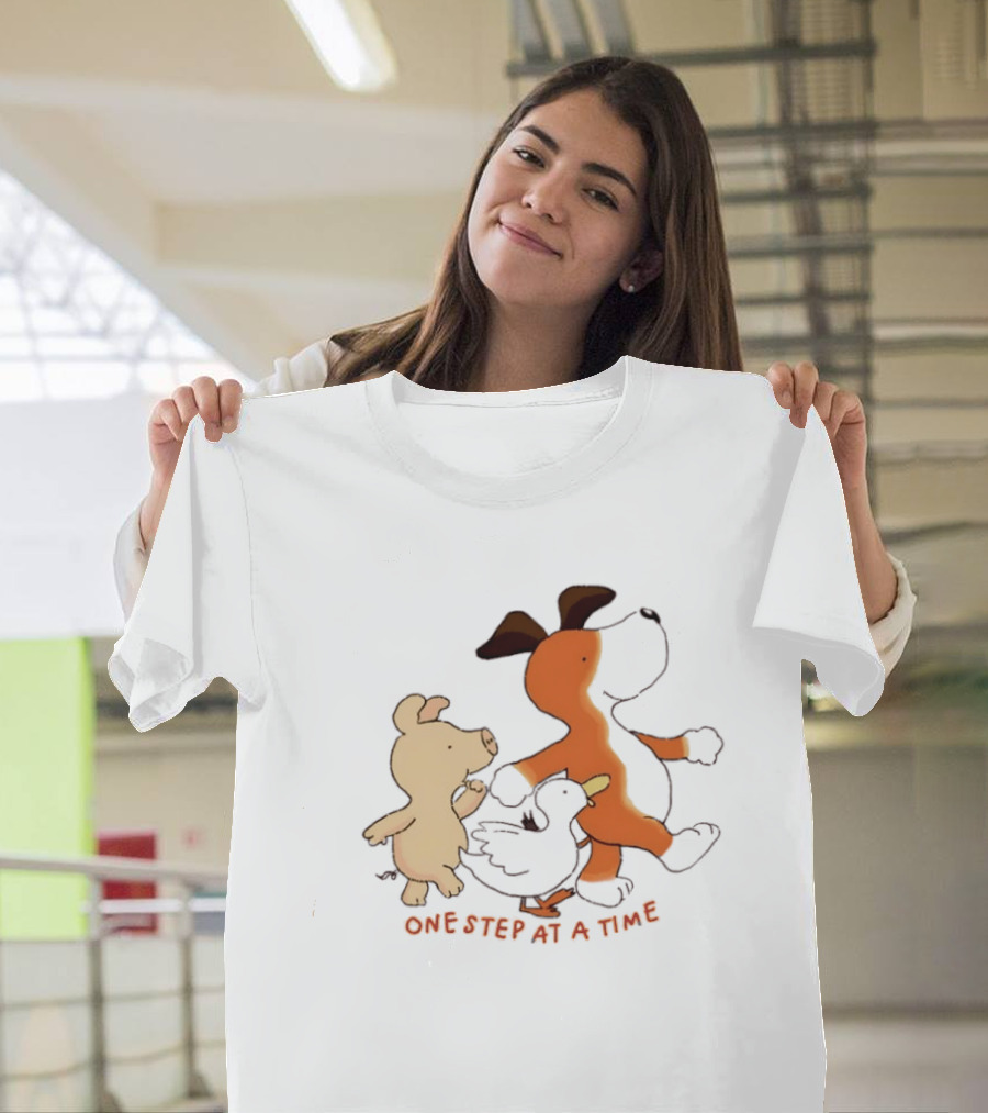 Dog Pig And Duck One Step At A Time T-Shirt