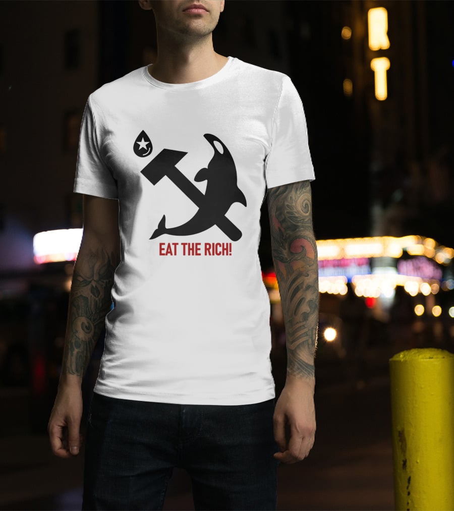 Eat The Rich Orca Hammer Star T-Shirt