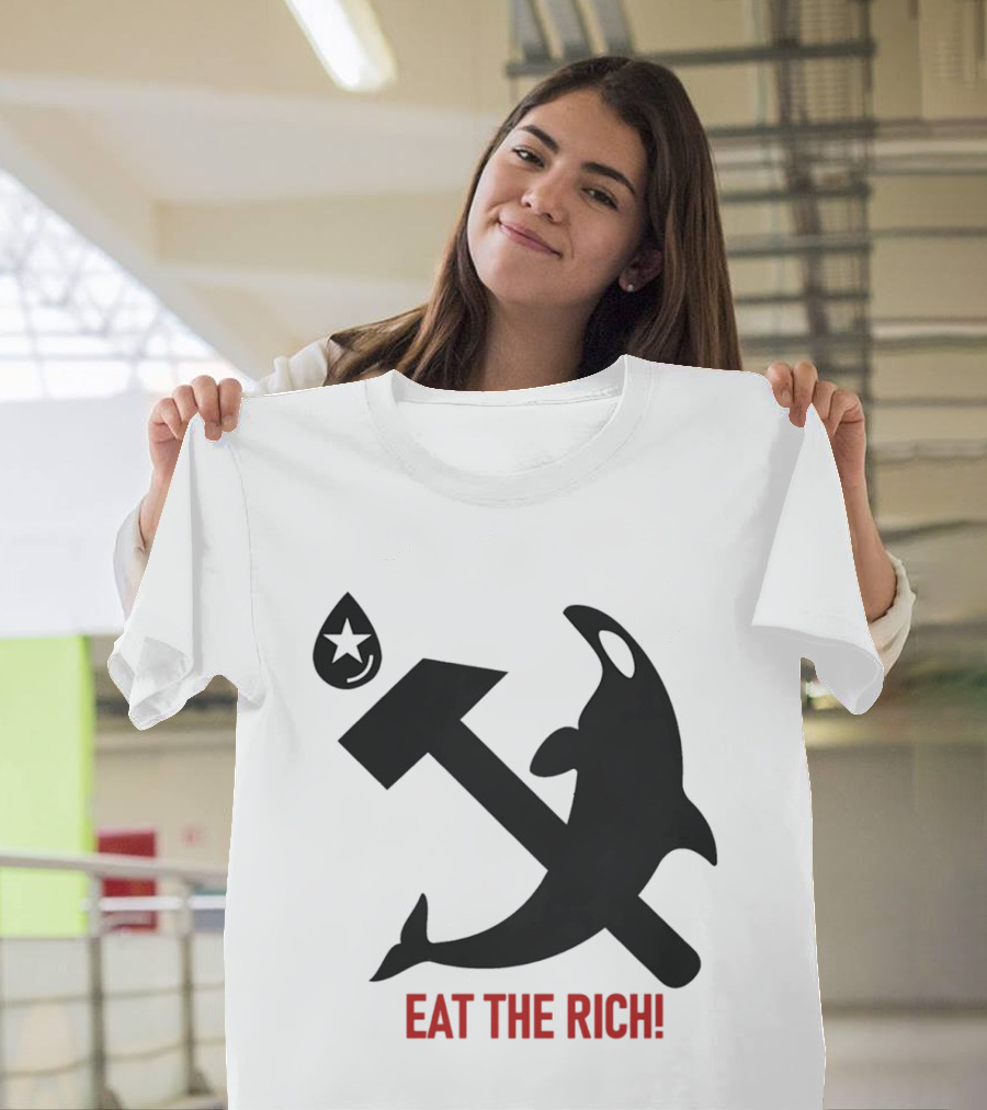 Eat The Rich Orca Hammer Star T-Shirt