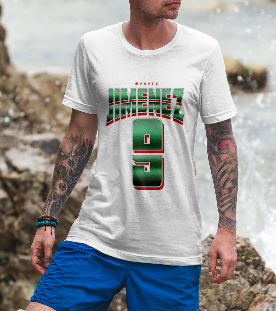 Mexico Jimenez 9 El Tri Number Name T-Shirt
