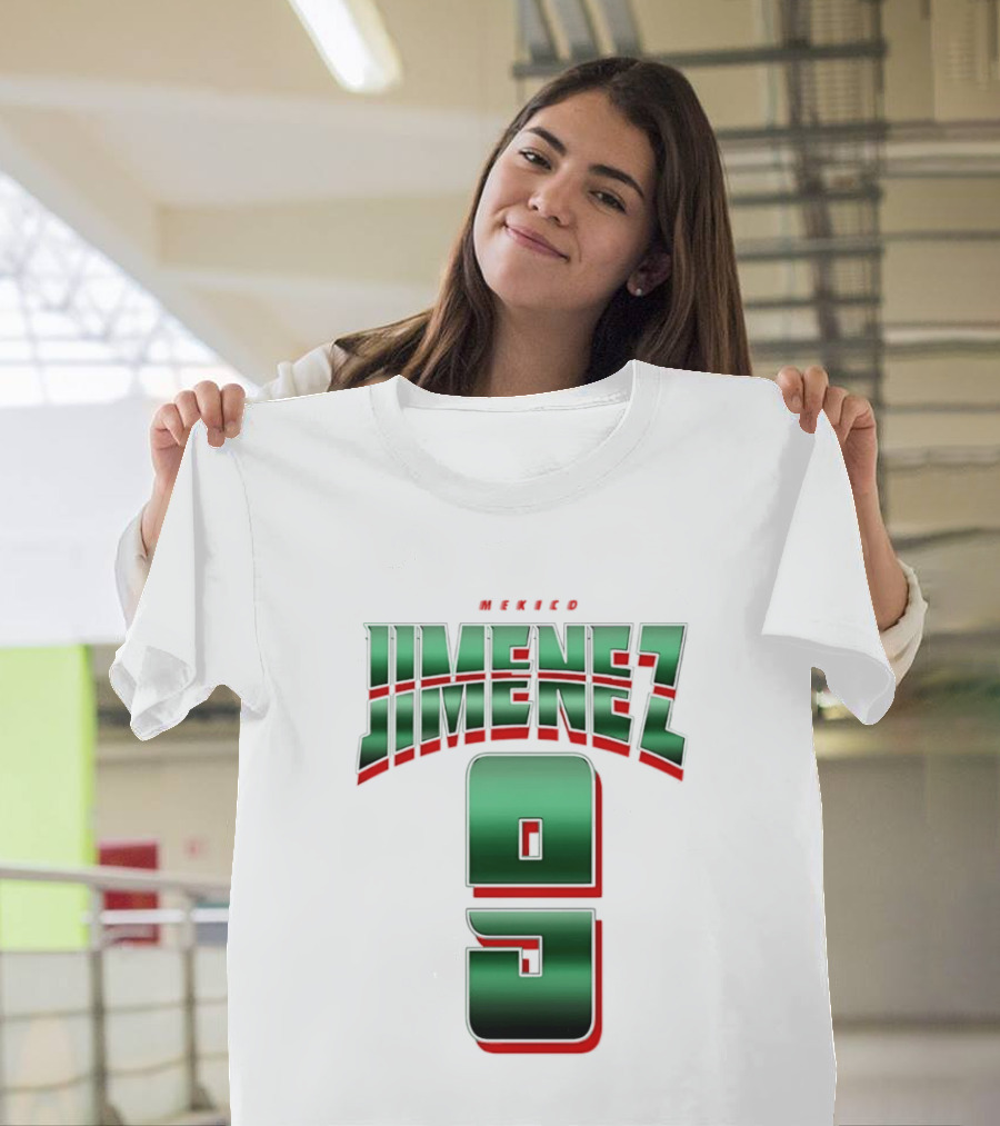 Mexico Jimenez 9 El Tri Number Name T-Shirt