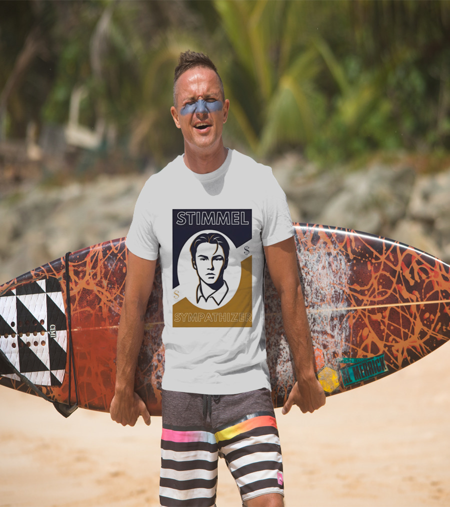 Stimmel Sympathizer Face Art With Dollar T-Shirt