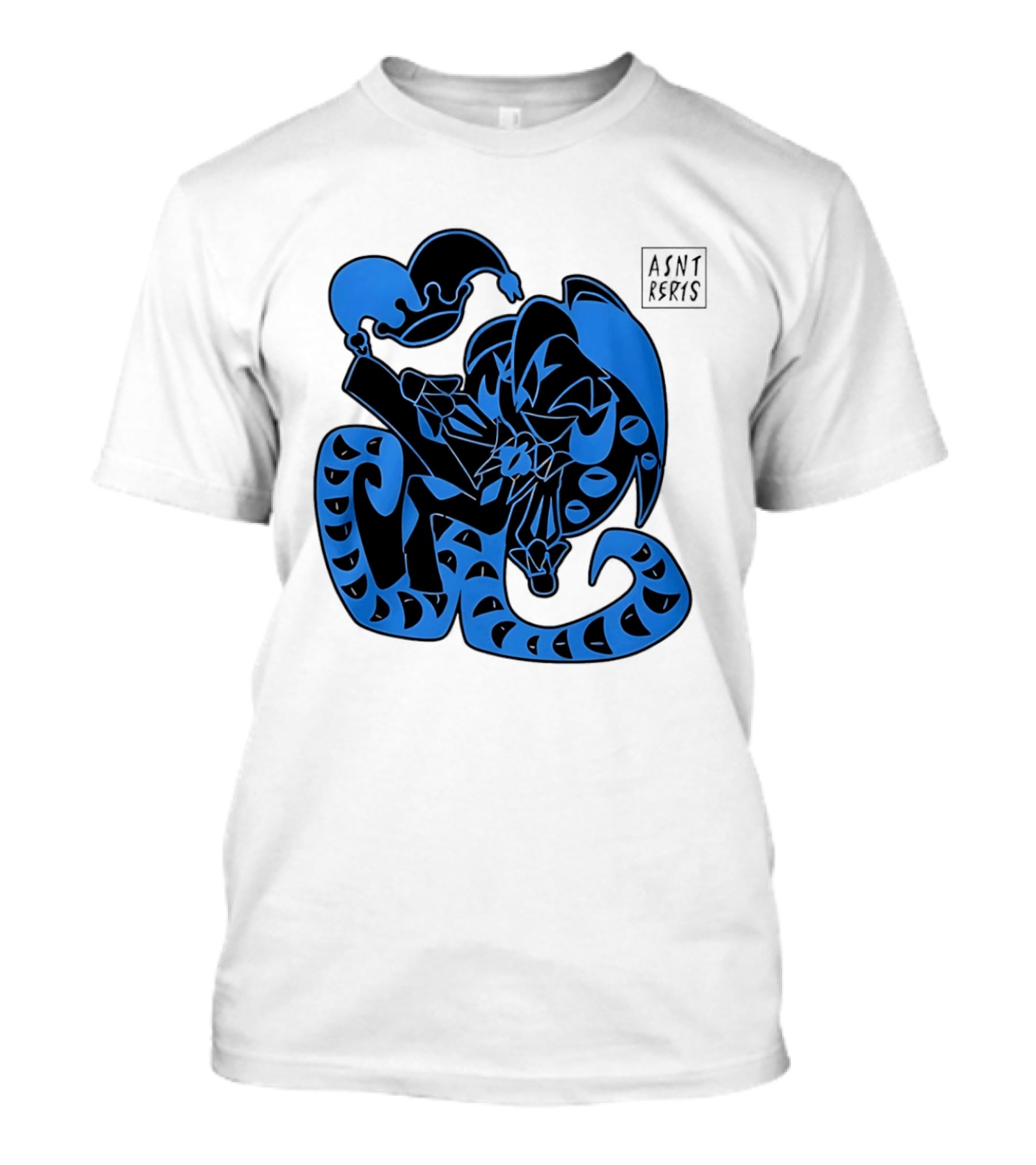 Shadow Milk Cookie Run A4NT Peeking Jester Snake T-Shirt
