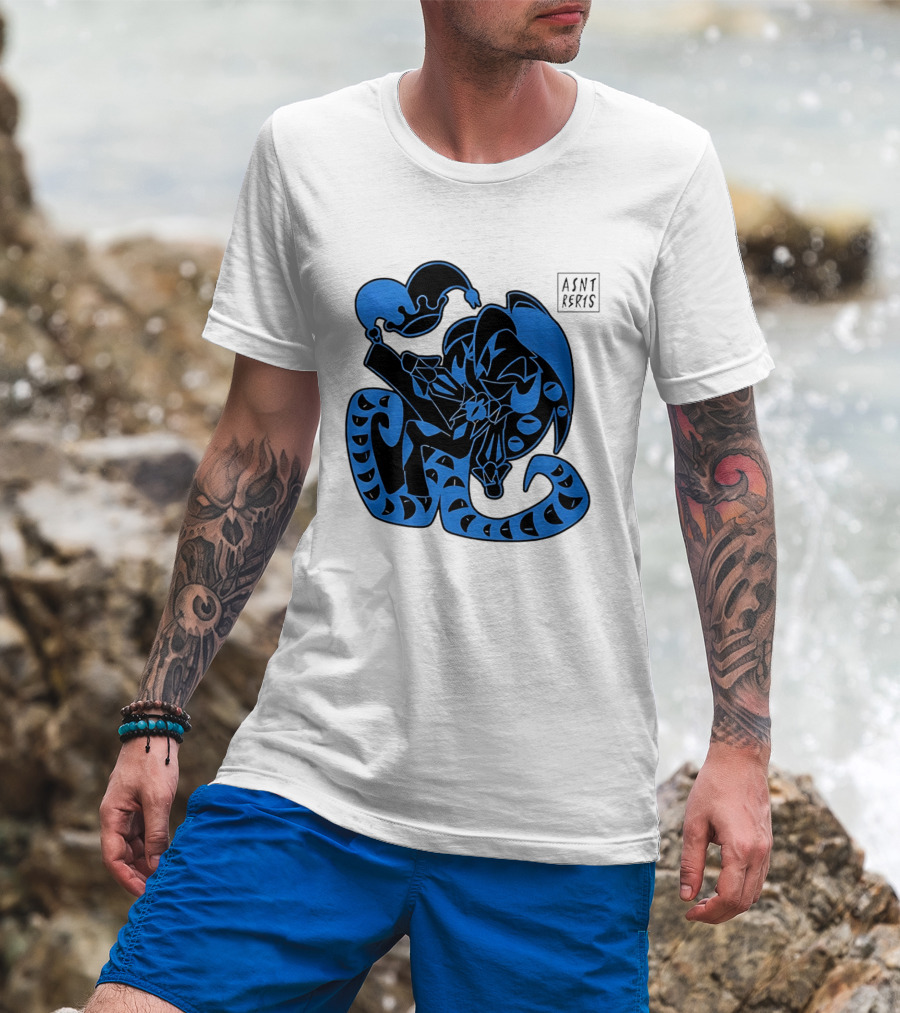 Shadow Milk Cookie Run A4NT Peeking Jester Snake T-Shirt