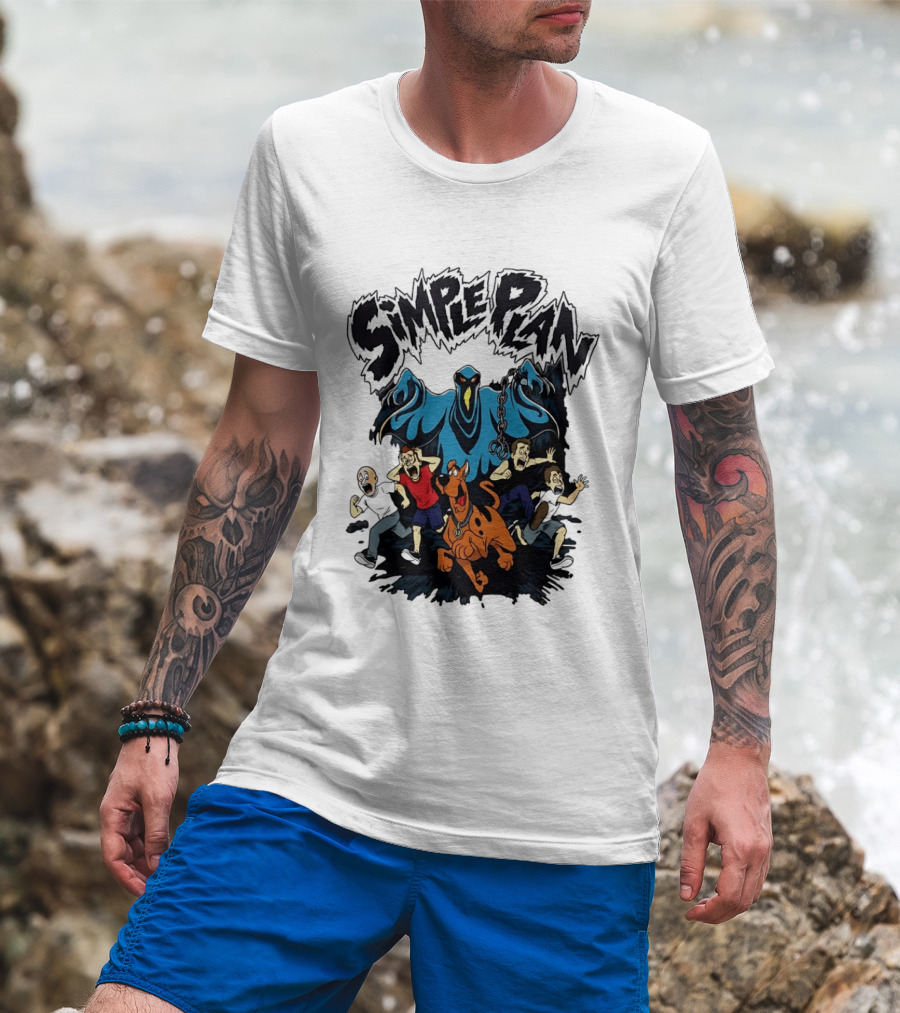 Simple Plan Scooby Doo The Bigger Than You Think Tour 2026 T-Shirt