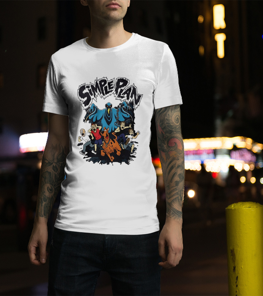 Simple Plan Scooby Doo The Bigger Than You Think Tour 2026 T-Shirt