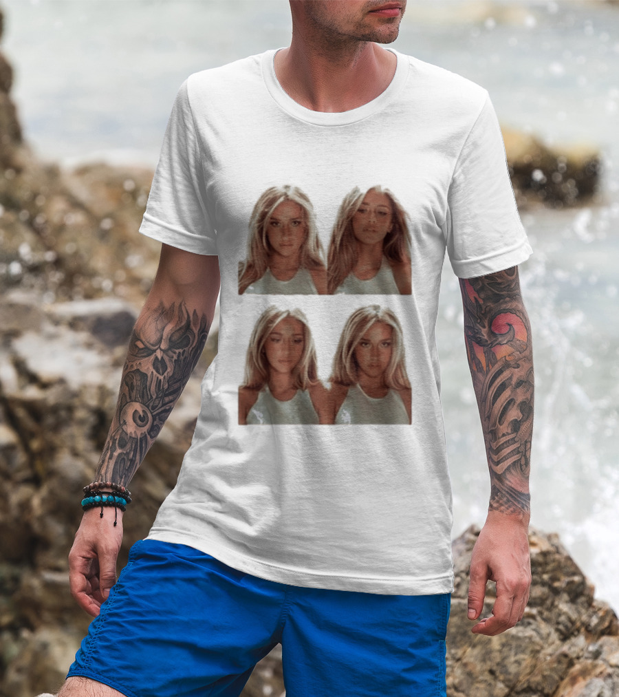 Tate McRae Photo Collage Lollapalooza 2026 Chicago T-Shirt