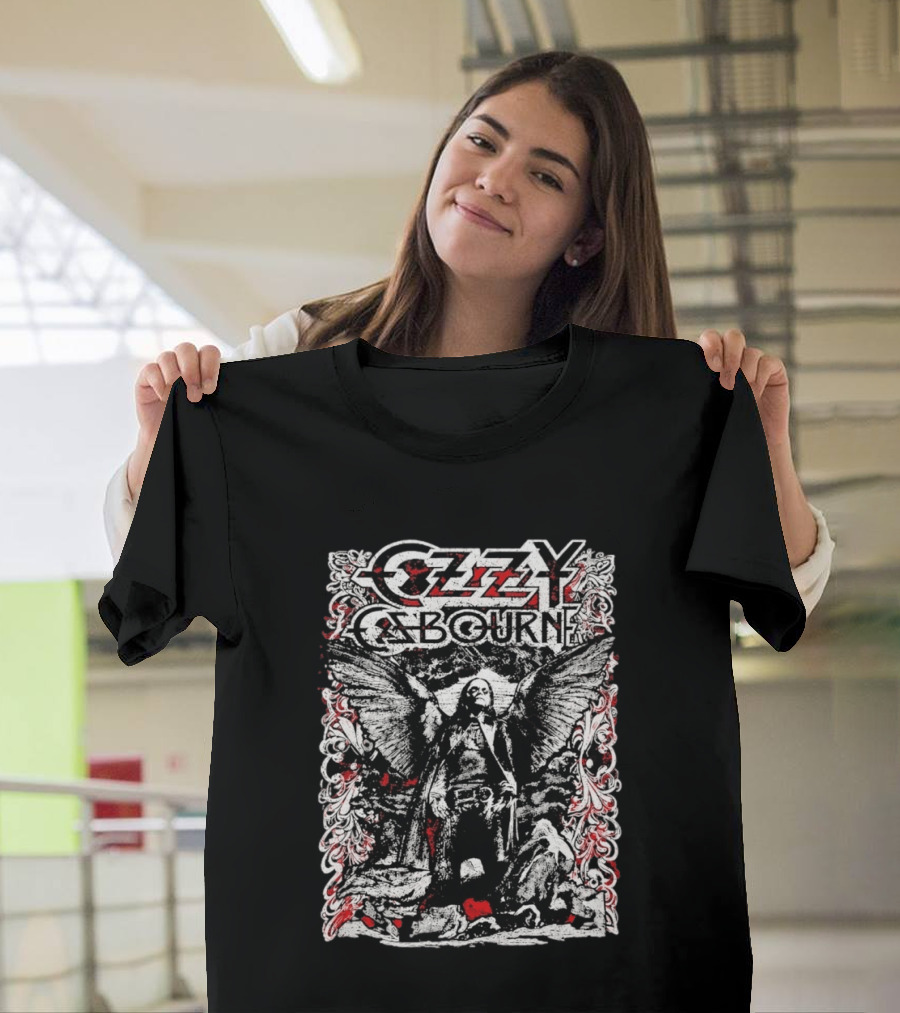 Ozzy Osbourne 2026 Prince Of Darkness Angel Wings T-Shirt