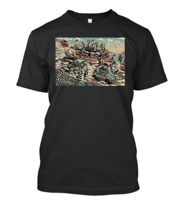 Billy Strings Bethel Woods Center 2026 Event By Dylan Goldberger With Dogs And Cars T-Shirt
