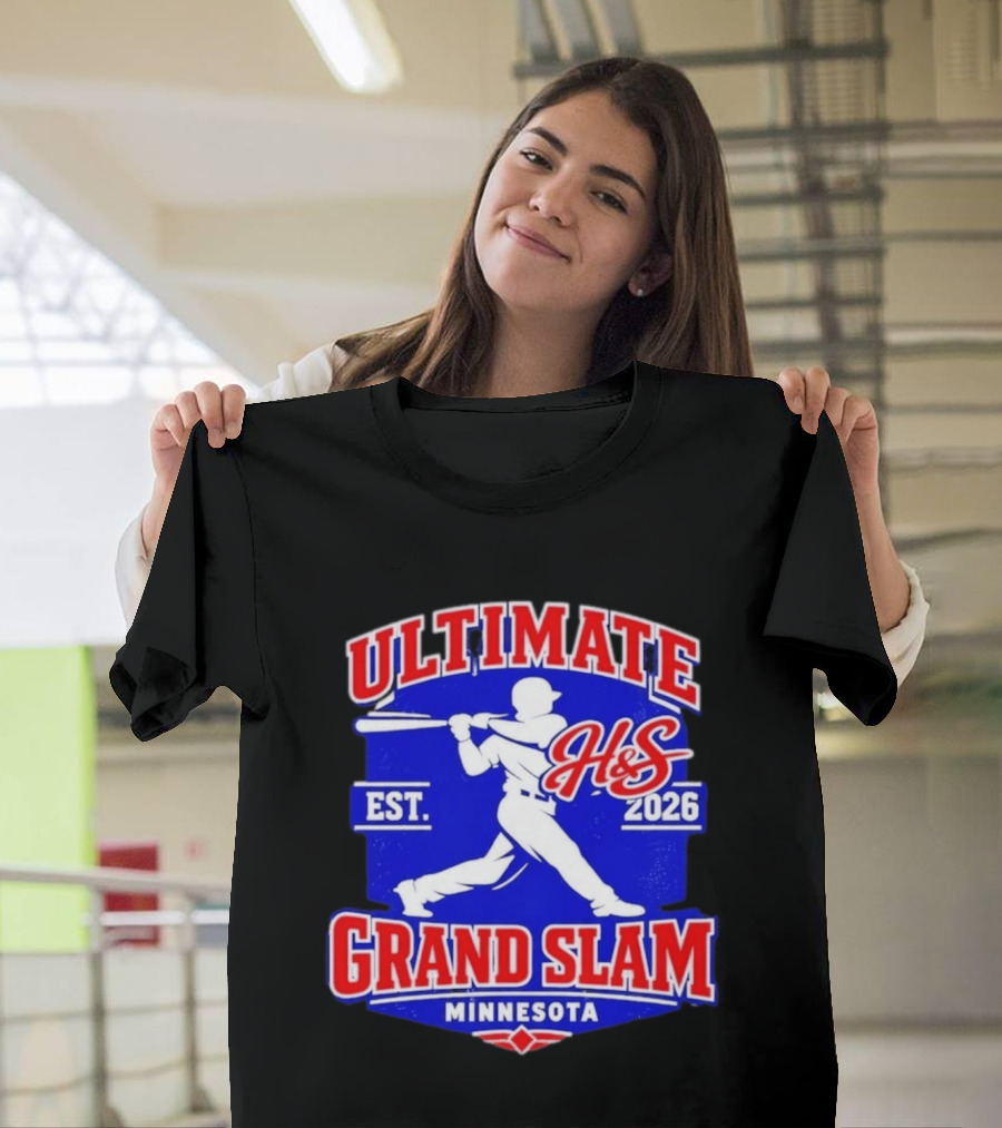 Ultimate H&S Grand Slam Baseball Minnesota Est 2026 T-Shirt