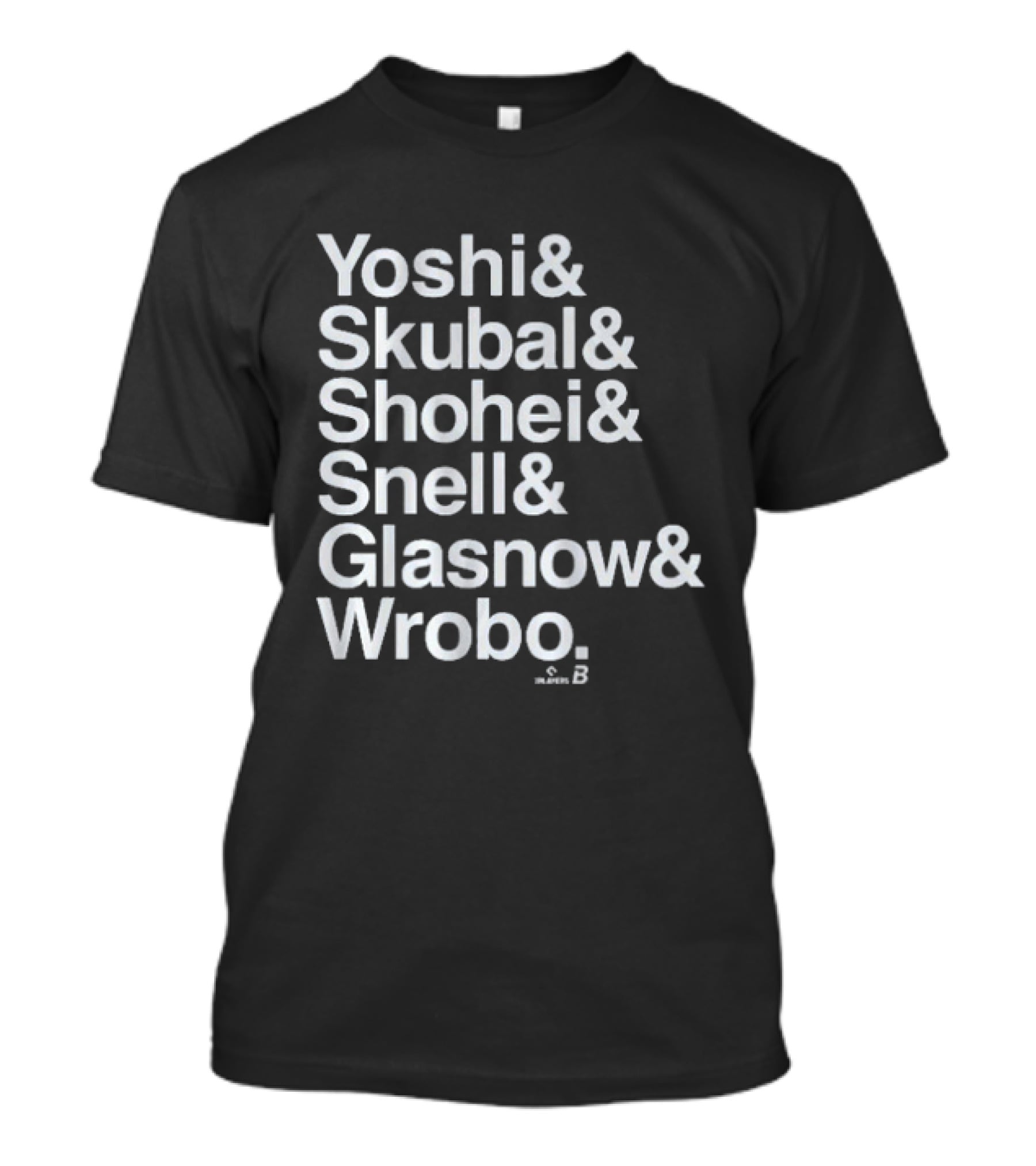 Yoshi Skubal Shohei Snell Glasnow Wrobo Ampersand List T-Shirt