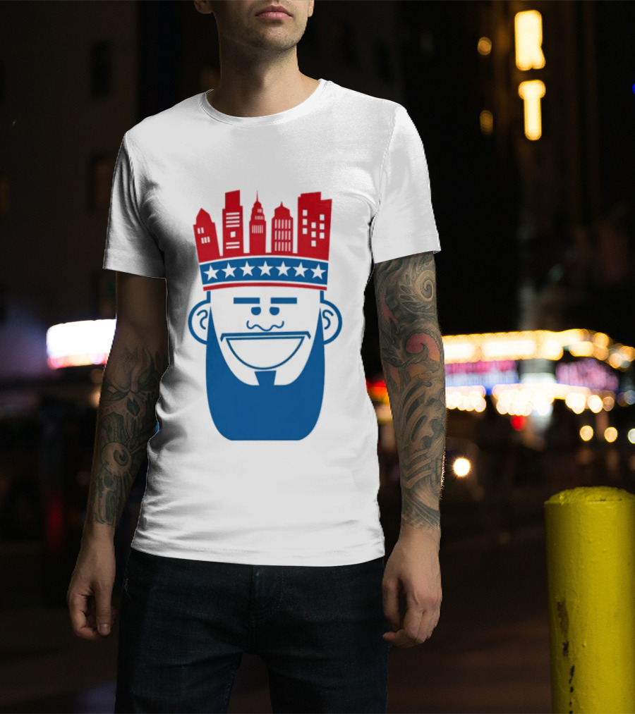 Lebron James Philadelphia 76ers Philly King Skyline Crown T-Shirt