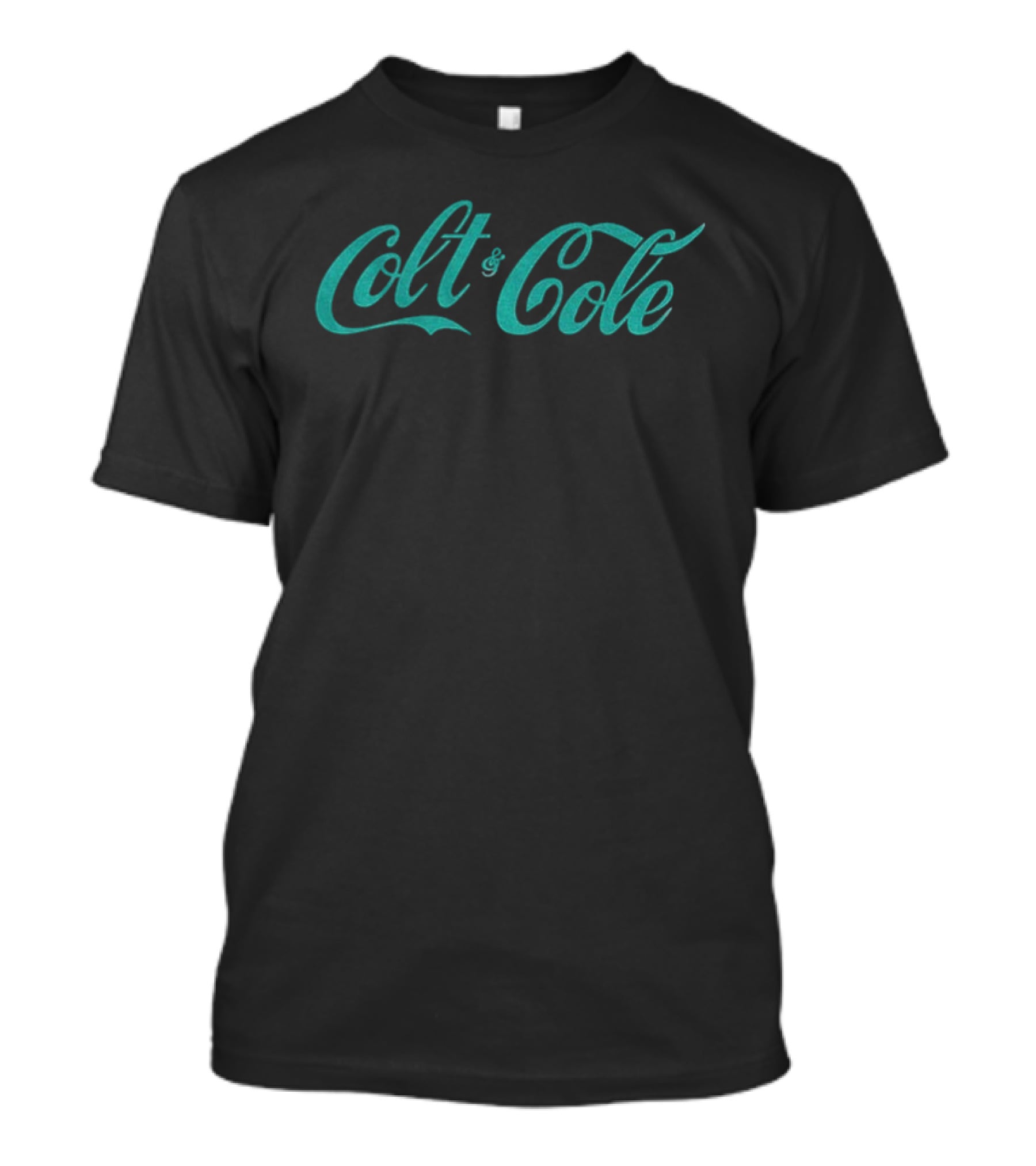 Colt And Cole Coca Cola Retro Style Script T-Shirt