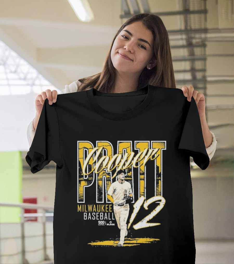 Cooper Pratt Milwaukee Baseball 12 Player Name T-Shirt