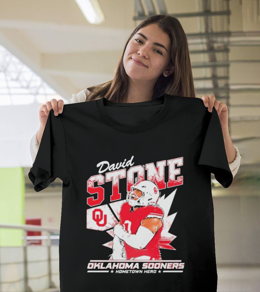 David Stone Oklahoma Sooners Hometown Hero OU Football Star T-Shirt