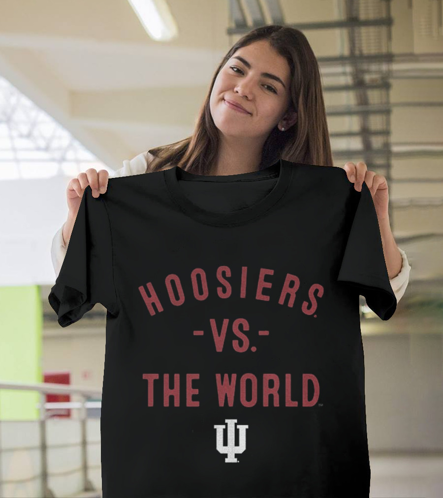 Indiana Hoosiers Vs The World 2026 Football IU T-Shirt