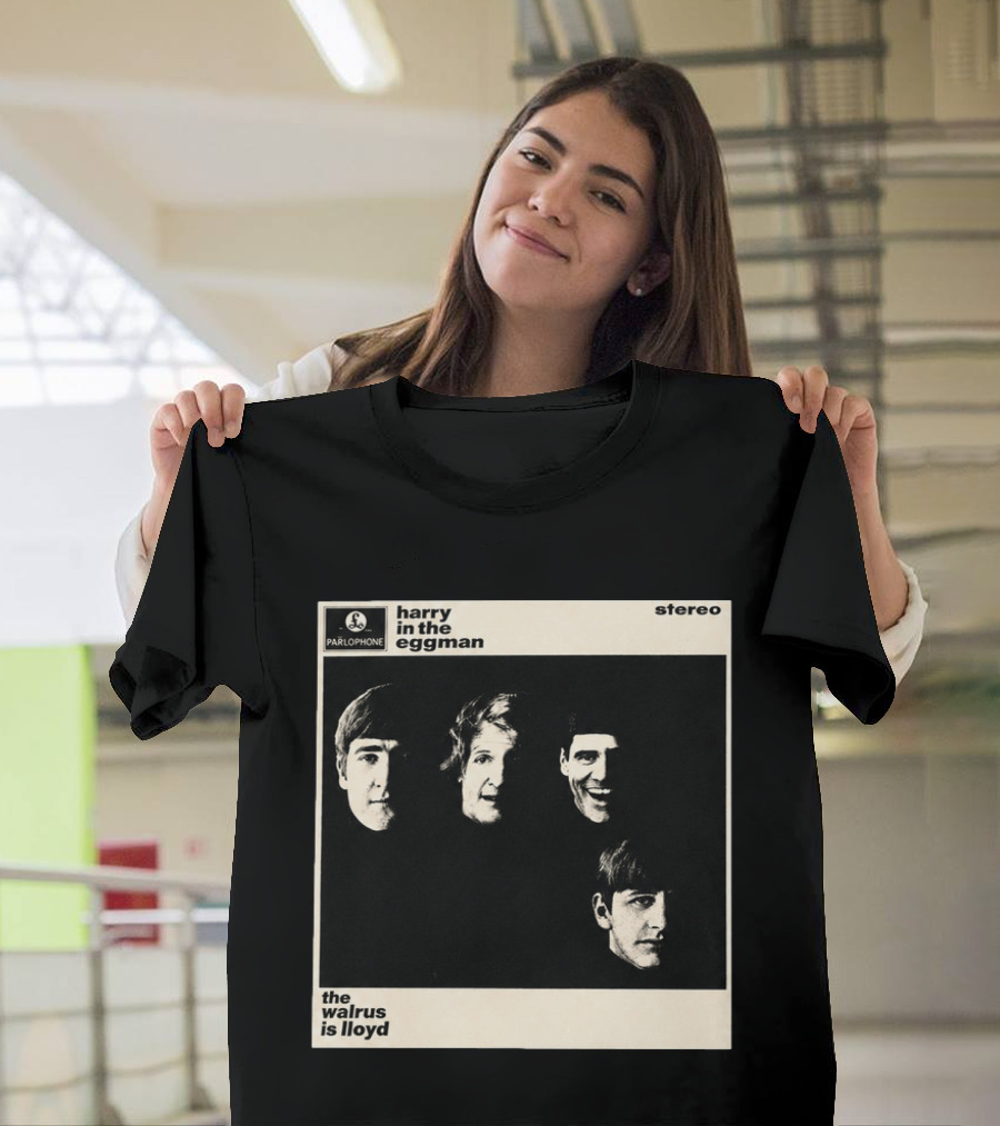 Parlophone Harry In The Eggman The Walrus Is Lloyd Stereo T-Shirt