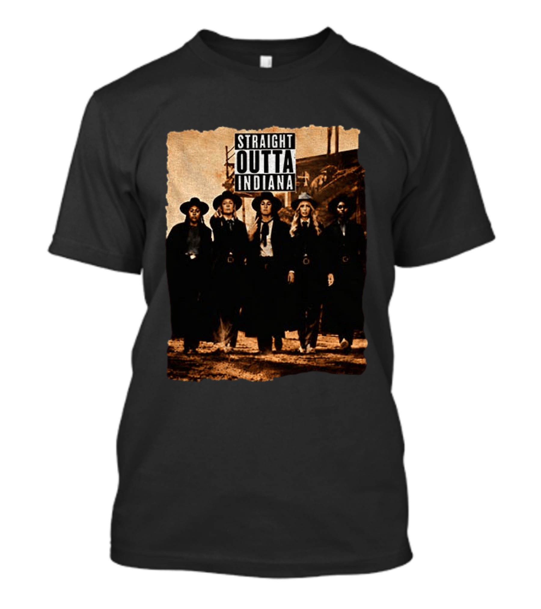 Sophie Cunningham Caitlin Clark Indiana Fever Basketball Feverstone Straight Outta Indiana 2026 T-Shirt