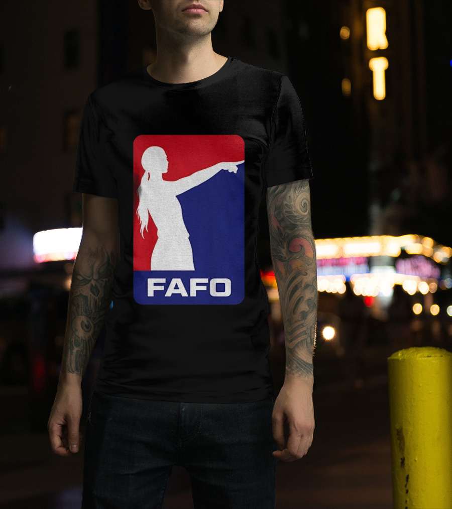 Sophie Cunningham FAFO Pointing Indiana Fever WNBA Fan T-Shirt