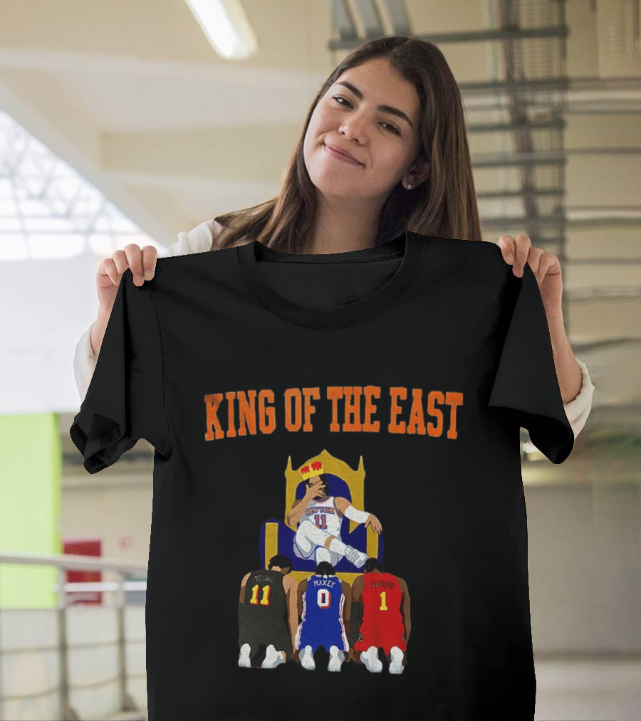 New York Knicks Jalen Brunson King Of The East NBA Basketball T-Shirt