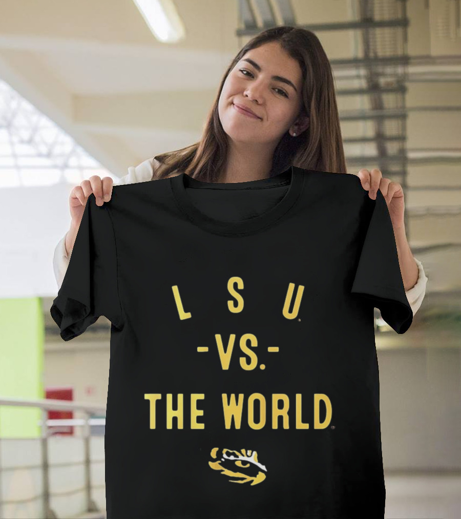 LSU Tigers Vs The World 2026 College Football Rivalry T-Shirt