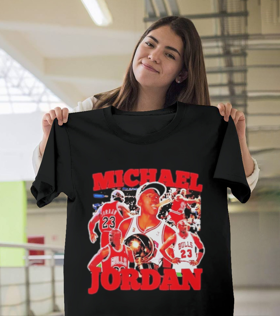 Michael Jordan Chicago Bulls 23 Basketball Legend NBA Champion T-Shirt