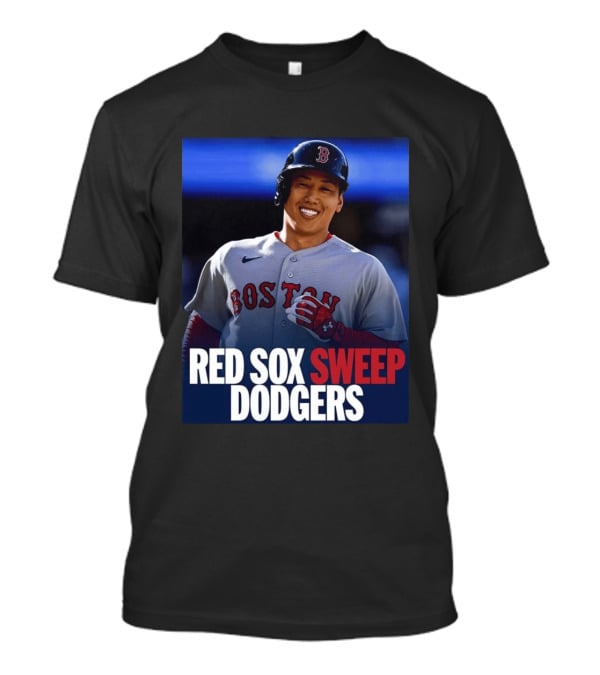 Boston Red Sox Sweep Dodgers Victory Celebration 2026 T-Shirt