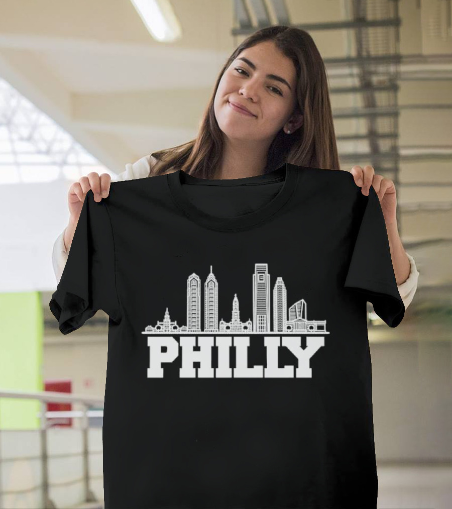 Philadelphia Skyline Philly Cityscape T-Shirt