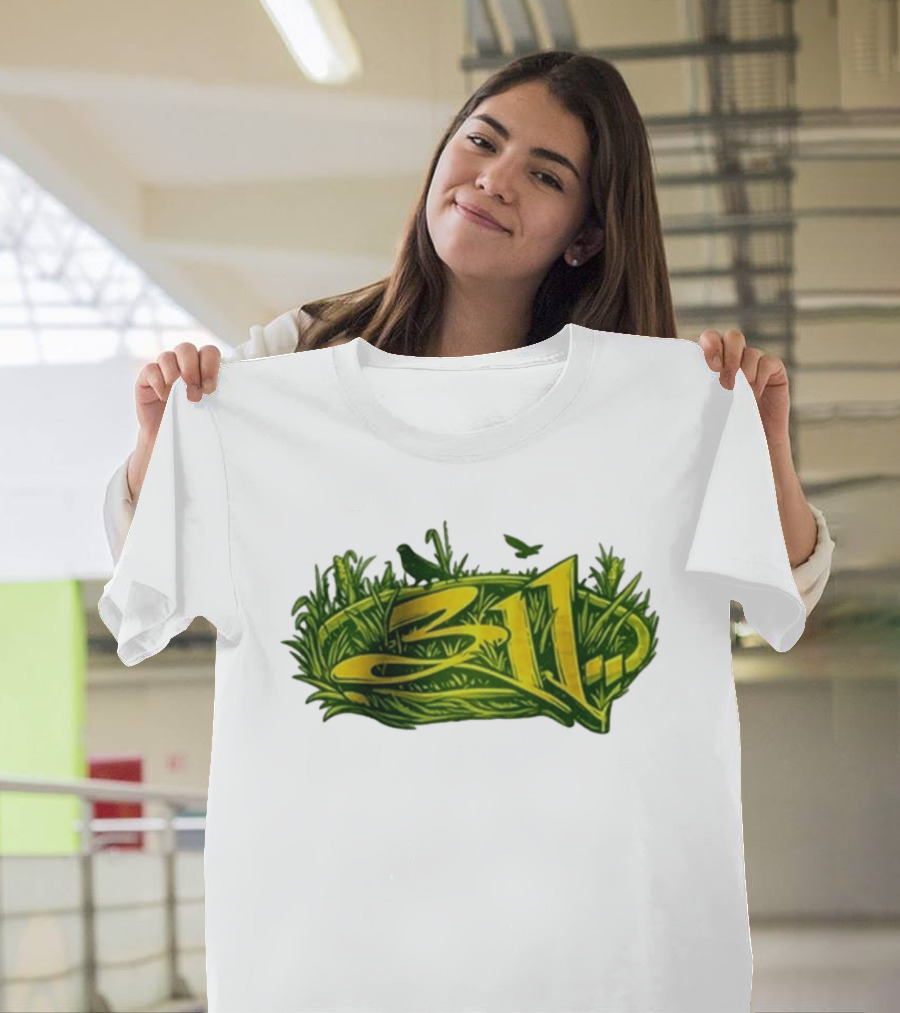 311 Band 2026 Summer Tour Green Nature T-Shirt