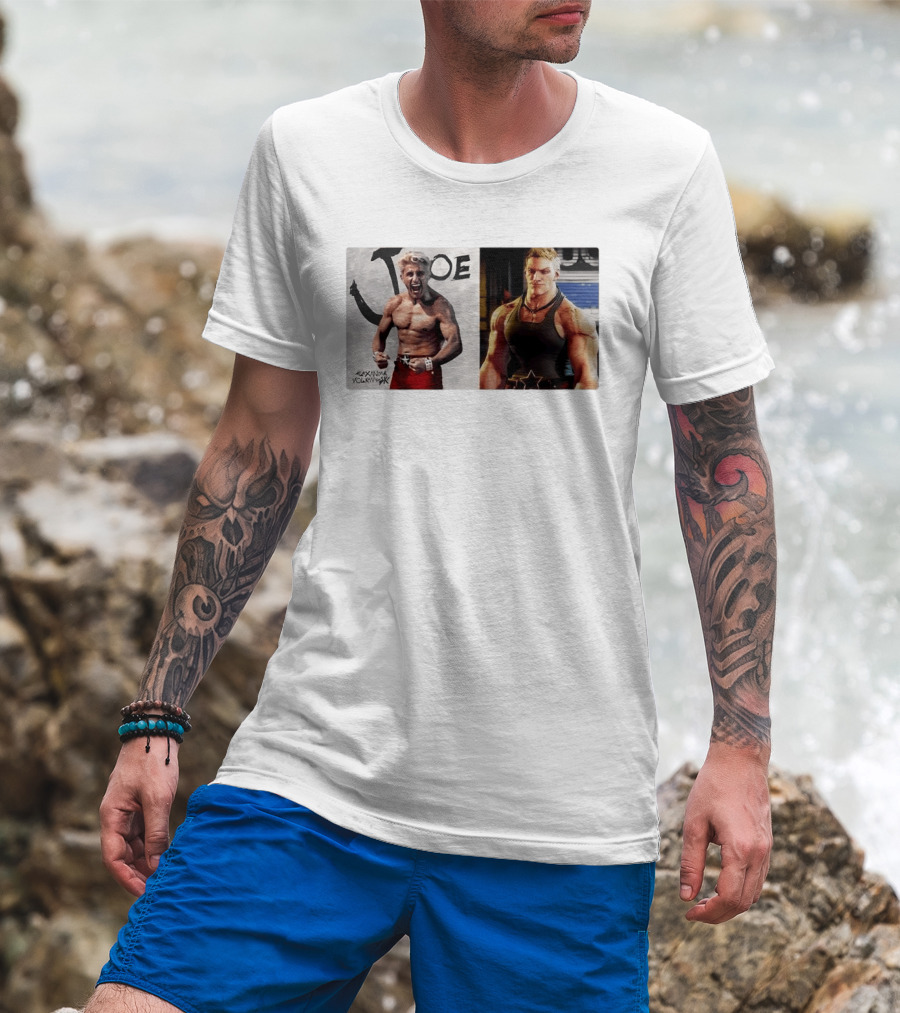 Joe Alexander Volkanovski Crossover MMA Fighter And Game Character Image T-Shirt