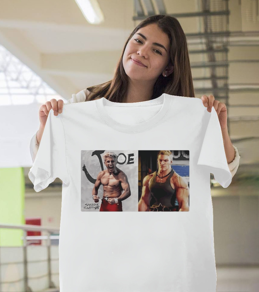 Joe Alexander Volkanovski Crossover MMA Fighter And Game Character Image T-Shirt