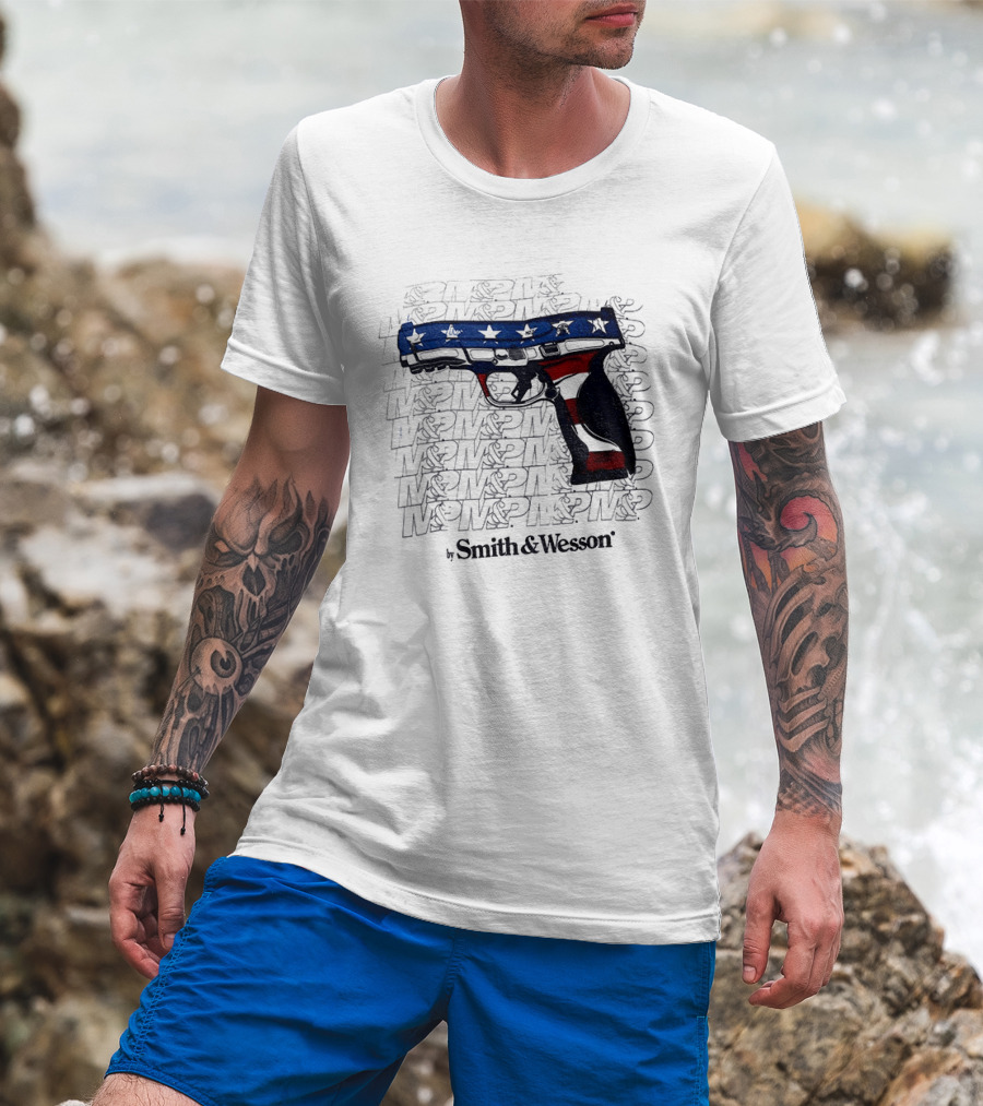 M P Monday By Smith And Wesson Stars And Stripes T-Shirt