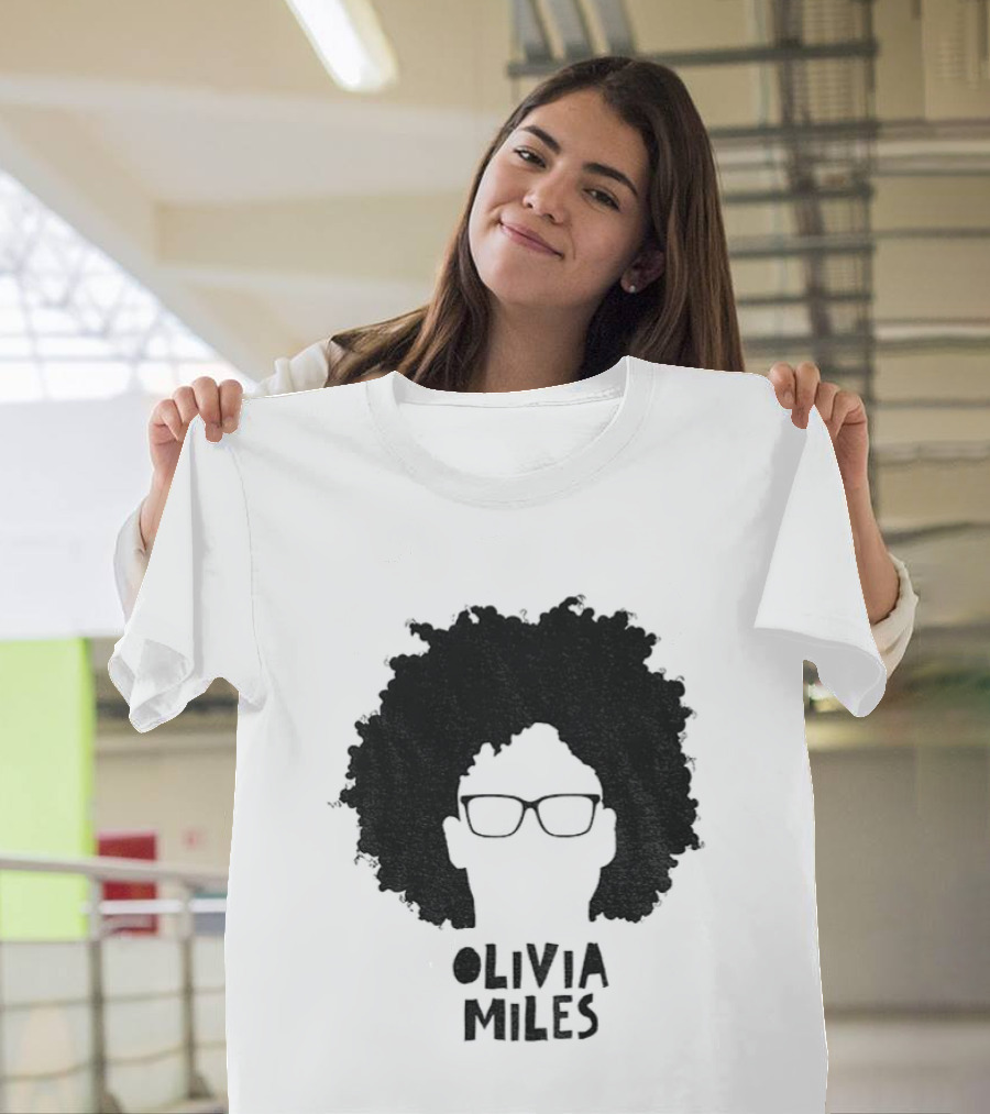 Olivia Miles Afro Glasses Icon WNBA Minnesota Lynx 2026 T-Shirt