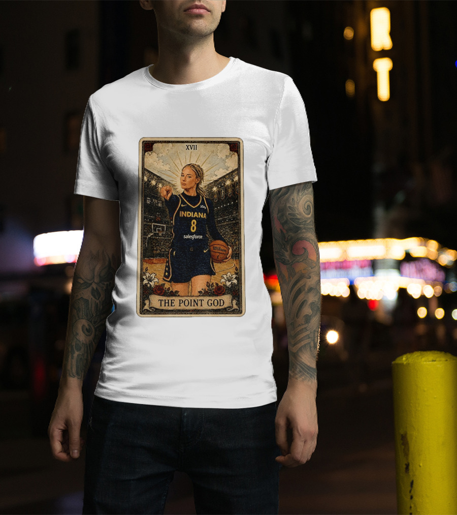 Sophie Cunningham Indiana The Point God XVII Tarot Card Basketball 8 T-Shirt