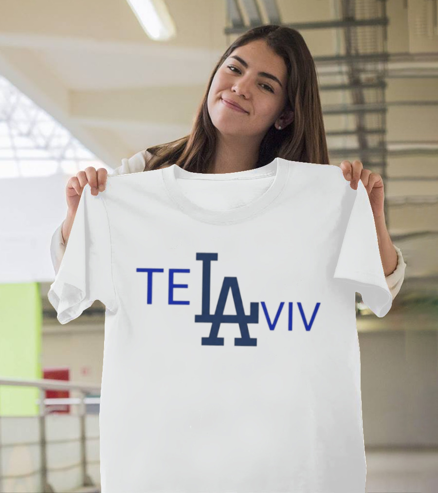 TE LA VIV Los Angeles Dodgers LA T-Shirt