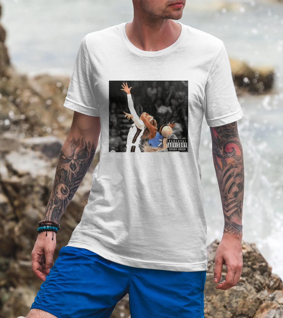 Stand With Sophie Parental Advisory Sophie Cunningham Vs DiJonai WNBA Moment T-Shirt