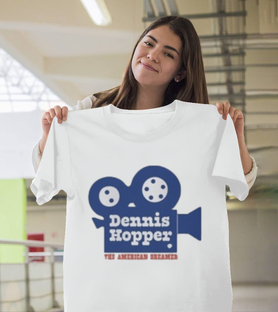 Dennis Hopper The American Dreamer Movie Camera T-Shirt