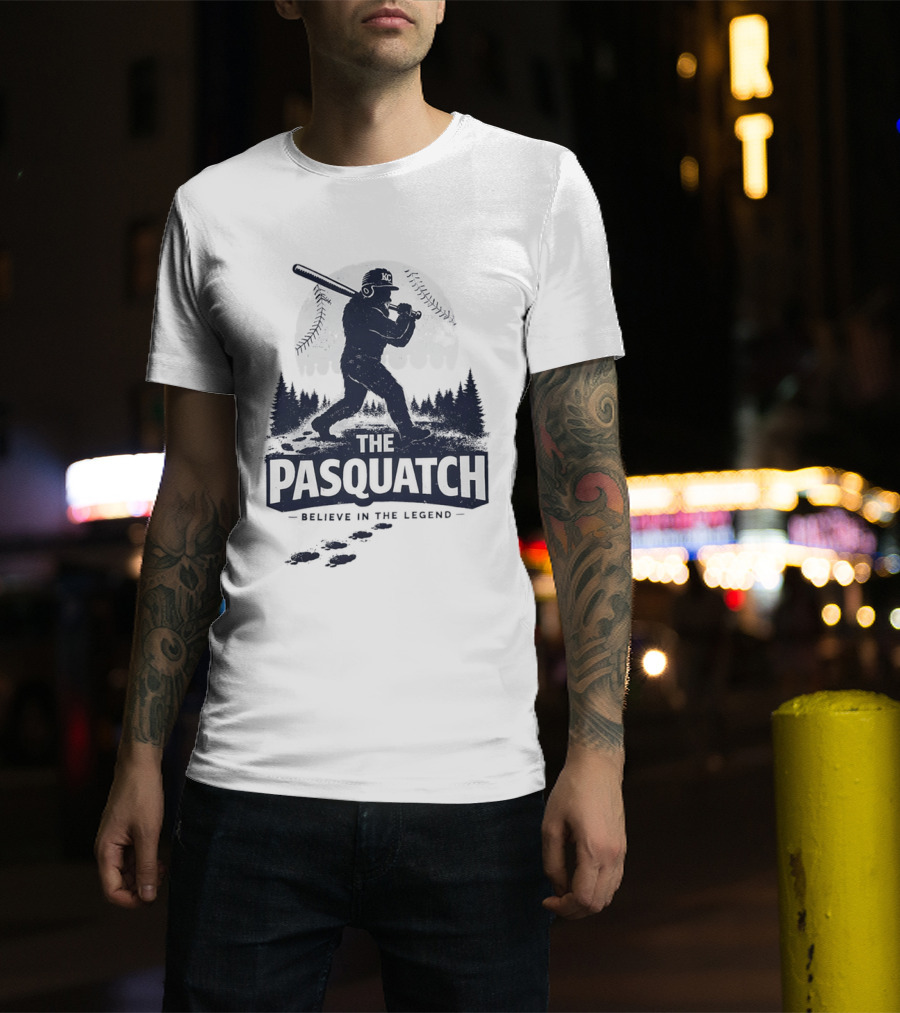 The Pasquatch Believe In The Legend Bigfoot MLB Kansas City Royals T-Shirt