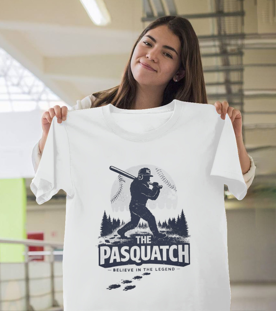 The Pasquatch Believe In The Legend Bigfoot MLB Kansas City Royals T-Shirt