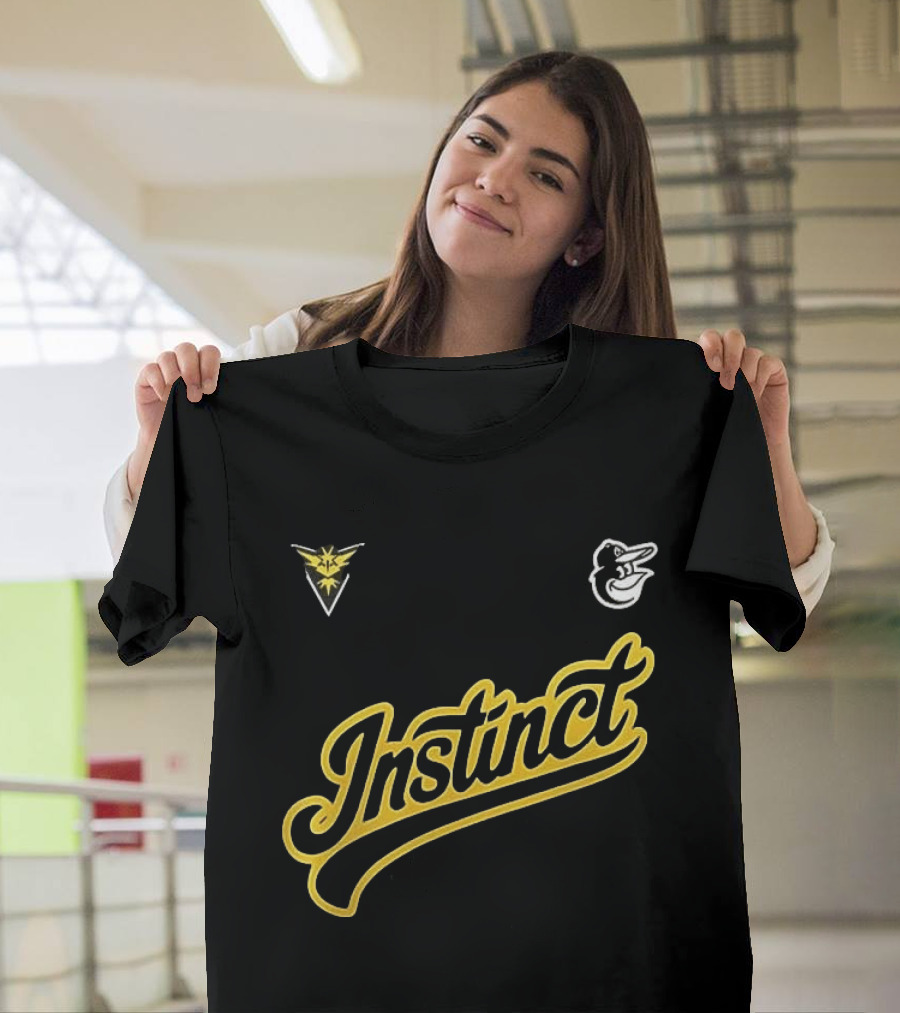 Baltimore Orioles Pokémon GO Team Instinct Collaboration 2026 T-Shirt