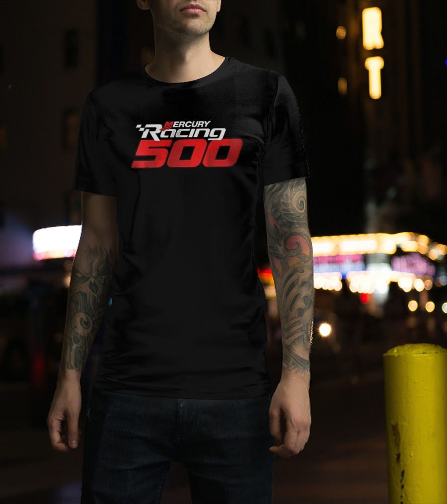 Mercury Racing 500 High Performance Speedboat Racing Men's T-Shirt