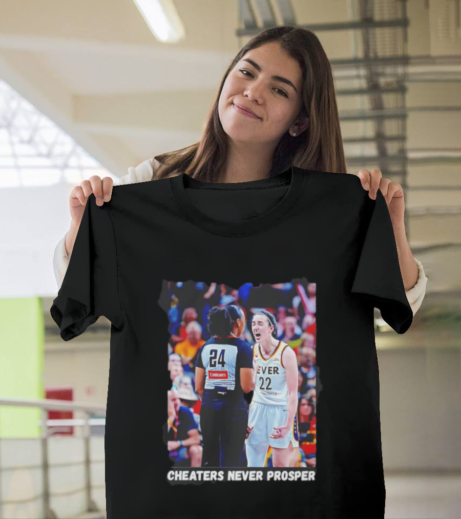 Cheaters Never Prosper 22 Basketball Athlete Intensity Moment T-Shirt