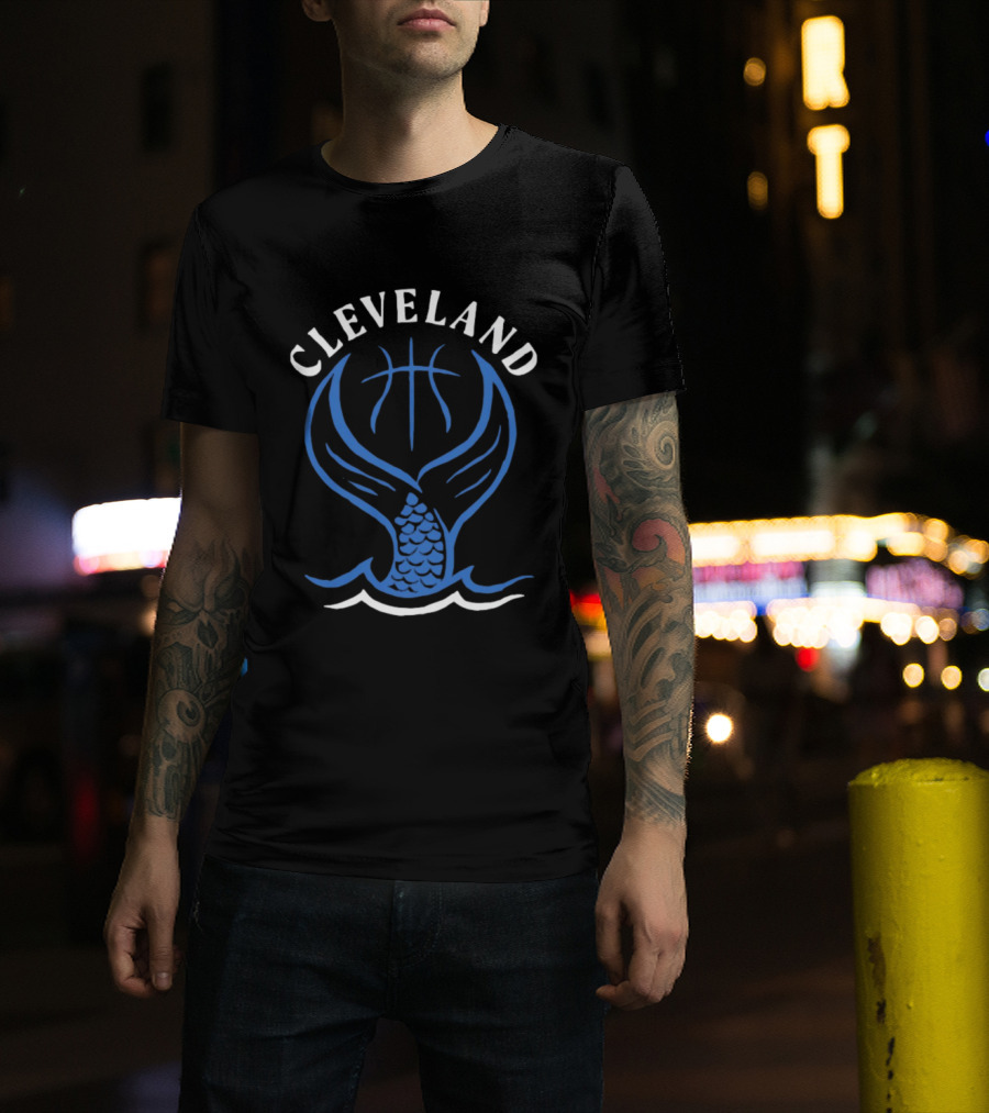Cleveland Basketball Waves Women's Team Aquatic Spirit T-Shirt