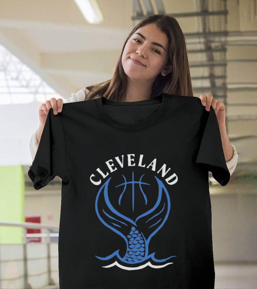 Cleveland Basketball Waves Women's Team Aquatic Spirit T-Shirt