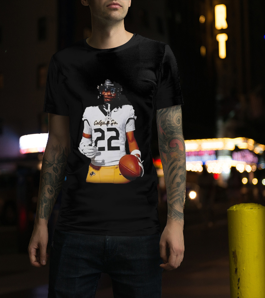 Colquitt County Packers Sean Ethan 22 Football Jersey Player Image T-Shirt