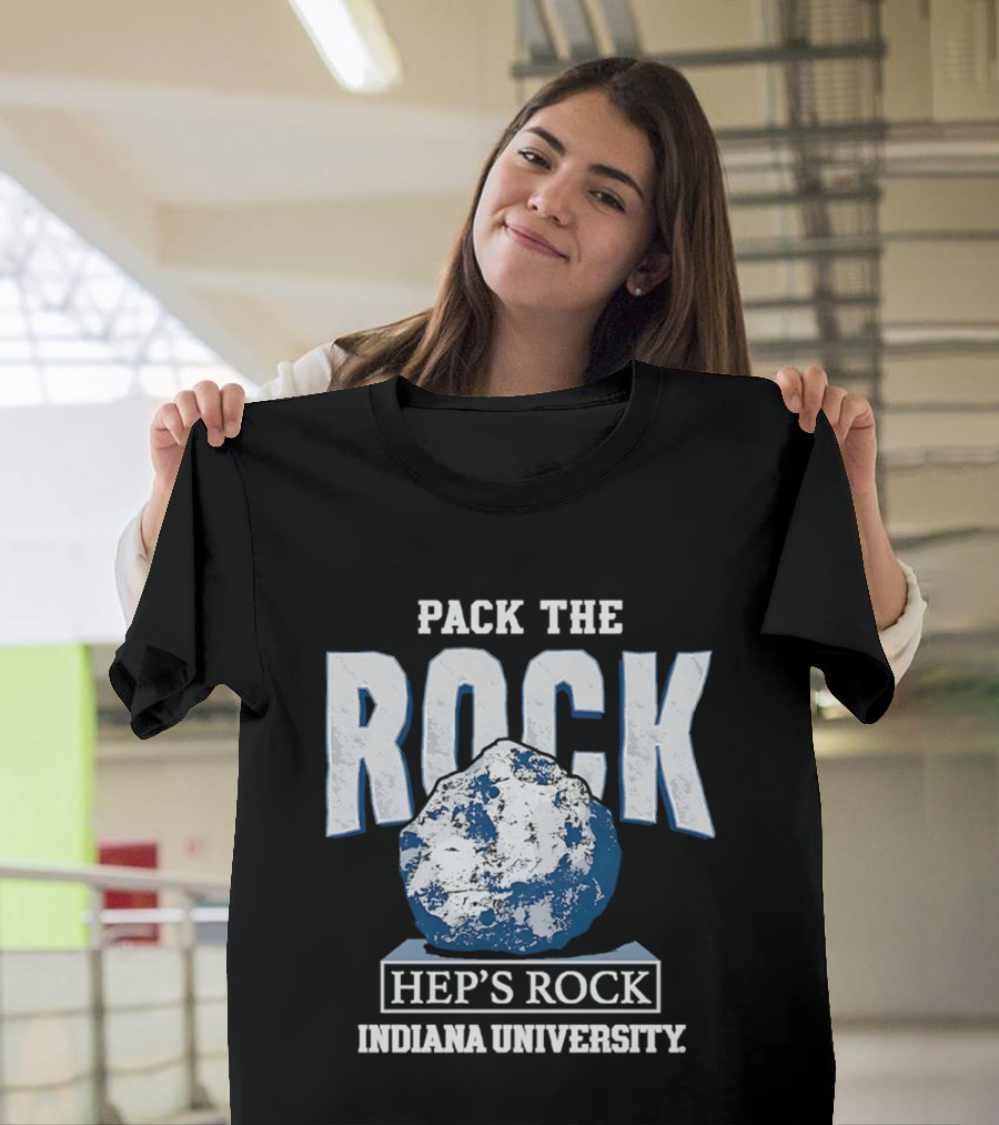 Pack The Rock Hep's Rock Indiana University T-Shirt