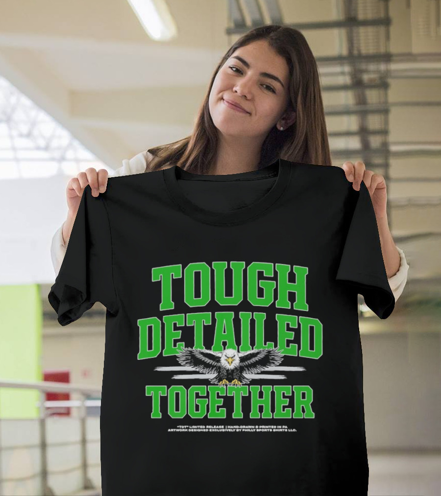 Philadelphia Eagles Tough Detailed Together Jalen Hurts T-Shirt